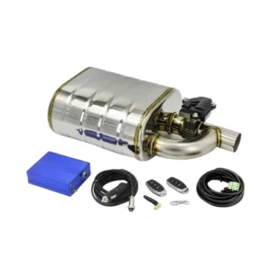 KIT SILENCIOSO CON VALVULAS ELECTRICO 63.5MM